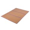 VEVOR Japanese Tatami Mat, 80 x 55 in Foldable Handwoven Natural Rattan Tatami Mat, Non-Slip & Easily Cleaned Japanese Tatami Floor Mat