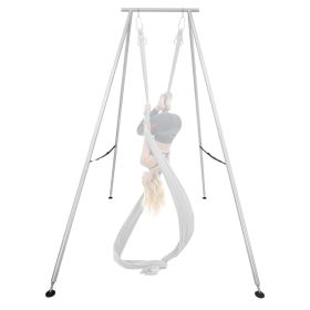 VEVOR Yoga Stand Frame, 9.6 ft Length Swing Stand, Max 551.2 lbs Load Triangular Structure Aerial Rig, Aerial Silk Stands for Yoga Enthusiasts