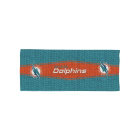 Miami Dolphins NFL Fast Flow Cooling Towel 12x31.5 inches