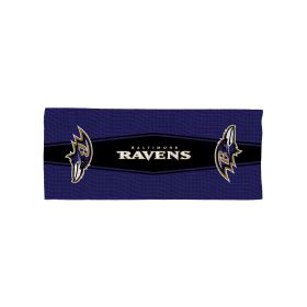 Baltimore Ravens NFL Fast Flow Cooling Towel 12x31.5 inches