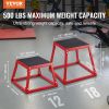 VEVOR Plyometric Jump Box, 18 Inch Plyo Box, Steel Plyometric Platform and Jumping Agility Box