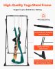 VEVOR Yoga Stand Frame, Max 440.9 lbs Load Swing Stand, Triangular Structure Pull Up Stands, Aerial Silk Stands with EVA Foam & 6.6-yard Yoga Hammock