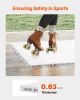 VEVOR Dryland Tiles for Hockey Floor Mat, 12 x 12 in 8 Pcs Interlocking Versatile Training Surface, Dance Floor Tiles