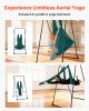 VEVOR Yoga Stand Frame, Max 440.9 lbs Load Swing Stand, Triangular Structure Pull Up Stands, Aerial Silk Stands with EVA Foam & 6.6-yard Yoga Hammock