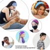 6PCS Headbands with Button for Women Men Head Wrap Face Cover Holder for Nurses Non Slip Hair Bands for Yoga Sports Running Washing Face