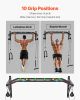 VEVOR Pull Up Bar, Multi-Grip Wall Mounted Pull Ups, 50 in Width Multifunctional Chin Up Training Station