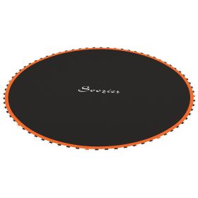 Trampoline Replacement Mat, Fits 14' Trampoline w/ 80 V-Hooks & 5.5" Springs (Spring & Frame not Included), Orange (Option: Orange-560x460x110 mm)