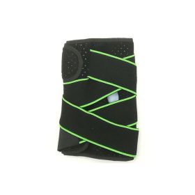 Knee Brace with Side Stabilizers & Patella Gel Pads Adjustable Knee Support for Men and Women (Color: green)