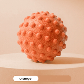 Yoga Body Massager Ball, Manual Yoga Massager Ball For All Over Body Trigger Point Care, Muscle Relaxation (Color: orange)